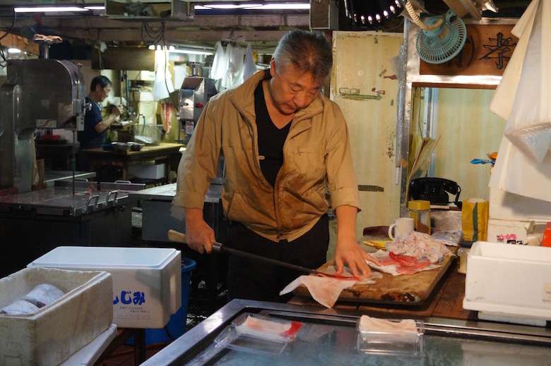 Tsukiji Fischmarkt Tokio
