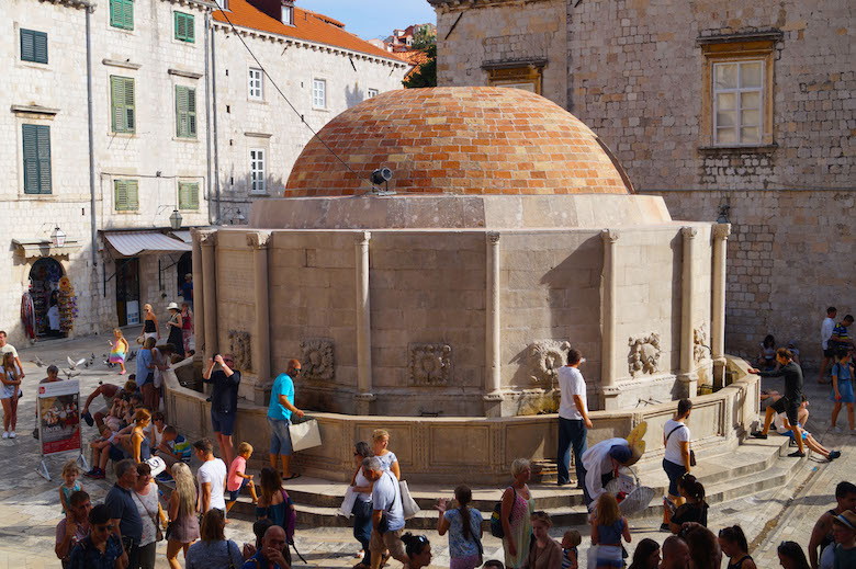 Onofrio Brunnen Dubrovnik Kroatien