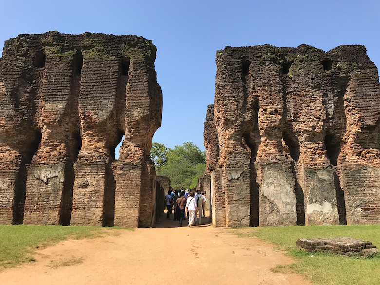 Königspalast Polonnaruva Sri Lanka